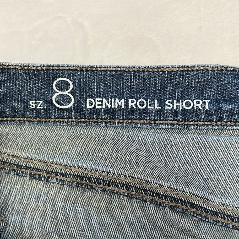 2 LOFT Denim Roll Short Jean Shorts Size 8 - Picture 9 of 11
